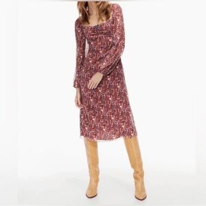 🌟 NWT 🌟 Aritzia Wilfred Jacqueline Floral Dress Sz 6